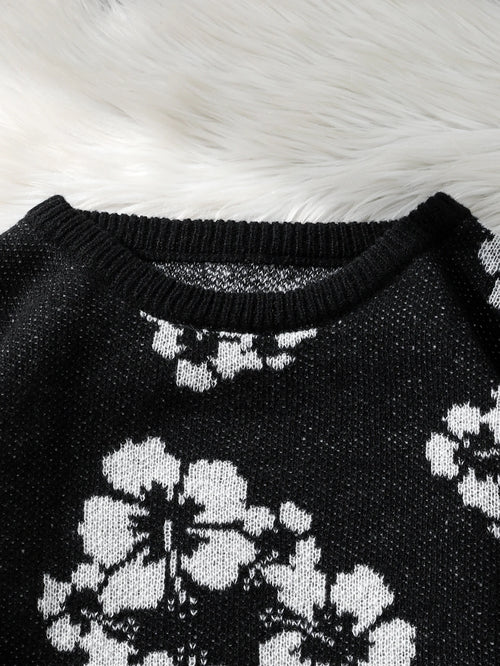 ILVERSETTO© "MIDNIGHT BLOOM" SWEATER