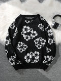ILVERSETTO© "MIDNIGHT BLOOM" SWEATER