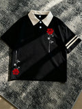 ILVERSETTO© "CRIMSON BLOOM" POLO