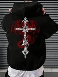 ILVERSETTO© "INFERNAL CROSS" HOODIE