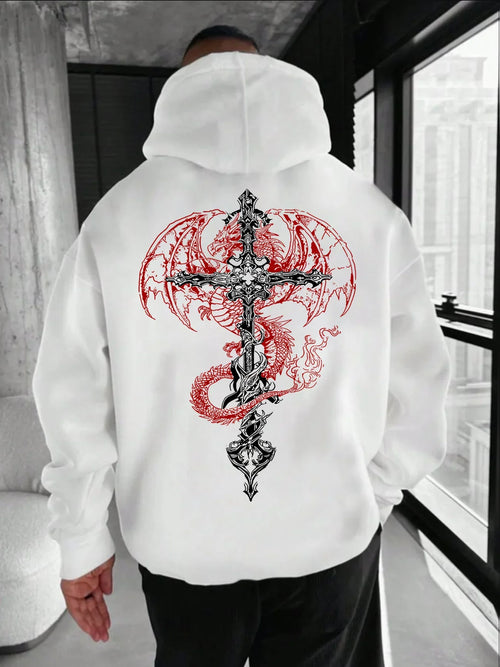 ILVERSETTO© "INFERNAL CROSS" HOODIE