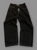 Y2K Hip-Hop Gothic Pattern Print Jeans American Retro High Street Men Women Baggy Oversized Wide Leg Denim Pants Slouchy NM34